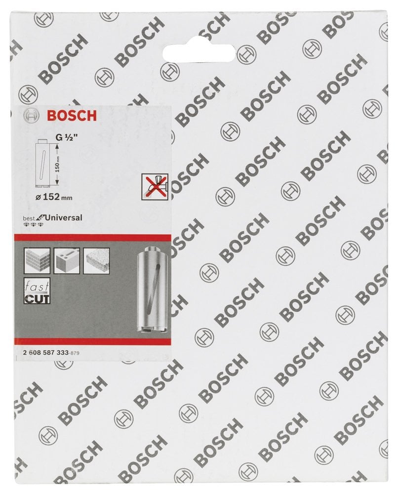 Bosch - Best Serisi G 1/2'' Girişli Kuru Karot Ucu 152*150 mm - Resim 2