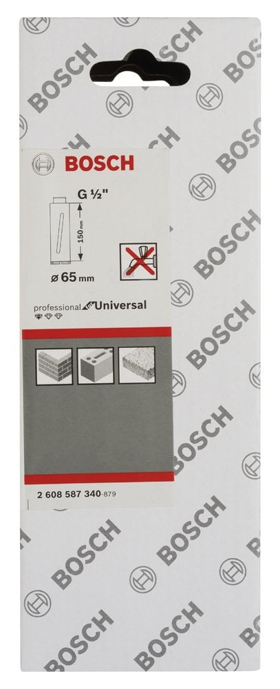 Bosch - Standard Seri G 1/2'' Girişli Kuru Karot Ucu 65*150 mm - Resim 2