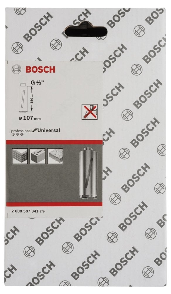 Bosch - Standard Seri G 1/2'' Girişli Kuru Karot Ucu 107*150 mm - Resim 2