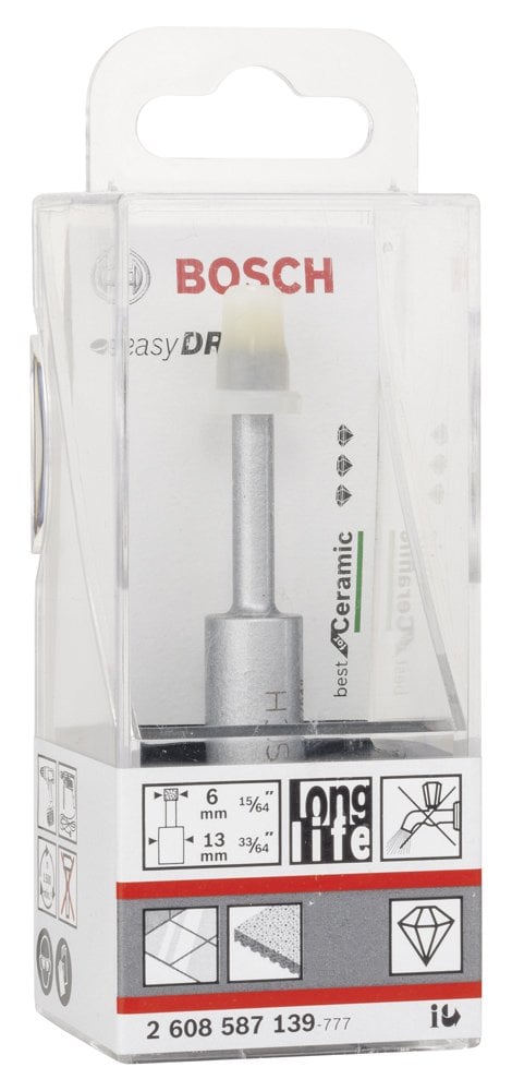 Bosch - Best Serisi, Matkap İçin Seramik Kuru Elmas Delici 6*33 mm - Resim 2