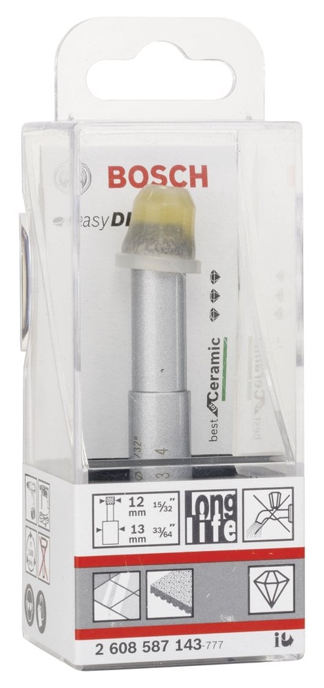 Bosch - Best Serisi, Matkap İçin Seramik Kuru Elmas Delici 12*33 mm - Resim 2