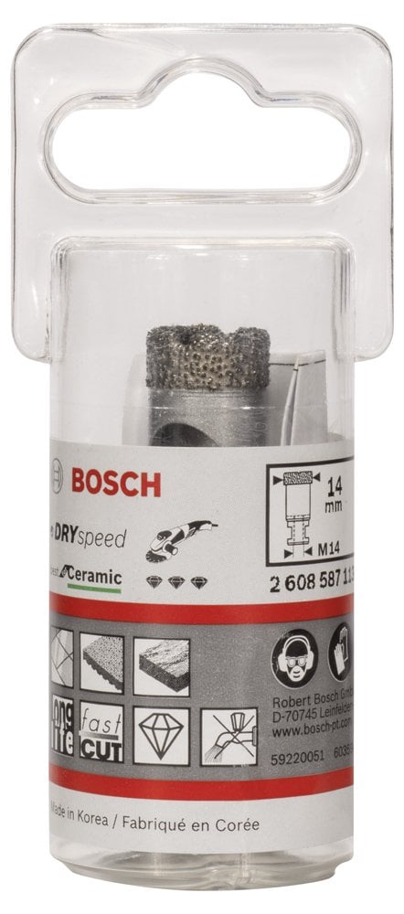 Bosch - Best Serisi, Taşlama İçin Seramik Kuru Elmas Delici 14*30 mm - Resim 2