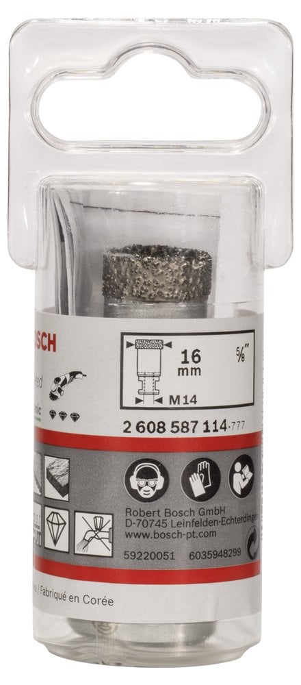 Bosch - Best Serisi, Taşlama İçin Seramik Kuru Elmas Delici 16*30 mm - Resim 2