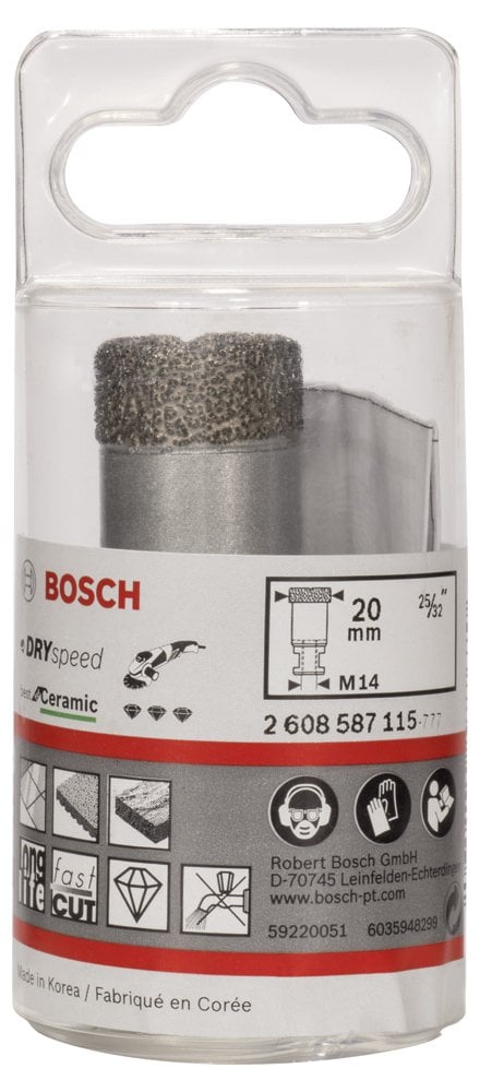 Bosch - Best Serisi, Taşlama İçin Seramik Kuru Elmas Delici 20*35 mm - Resim 2