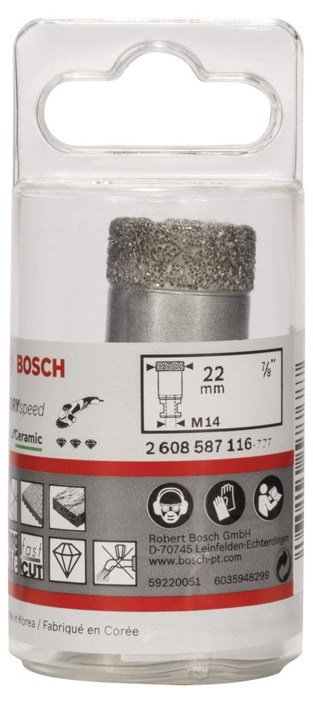 Bosch - Best Serisi, Taşlama İçin Seramik Kuru Elmas Delici 22*35 mm - Resim 2
