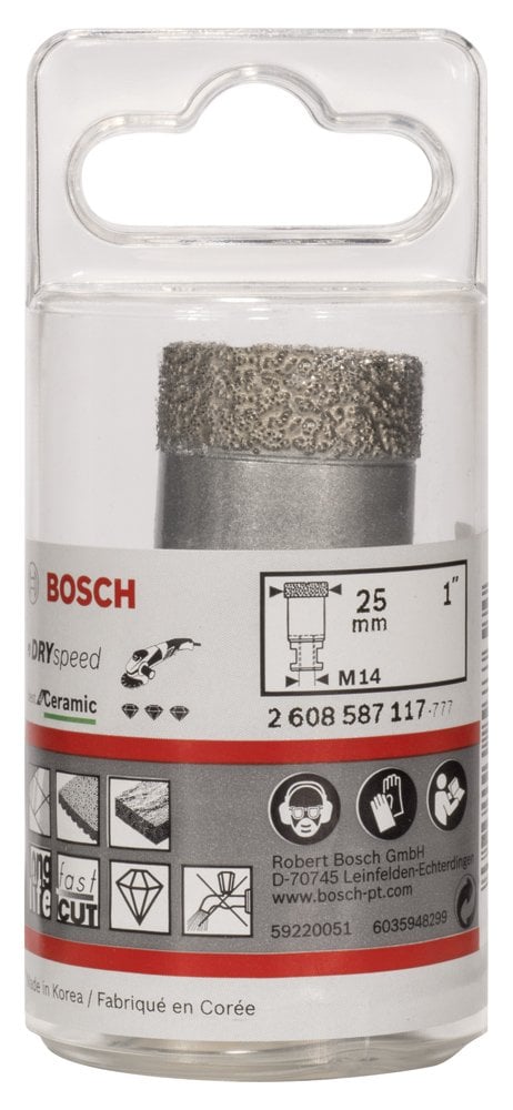 Bosch - Best Serisi, Taşlama İçin Seramik Kuru Elmas Delici 25*35 mm - Resim 2