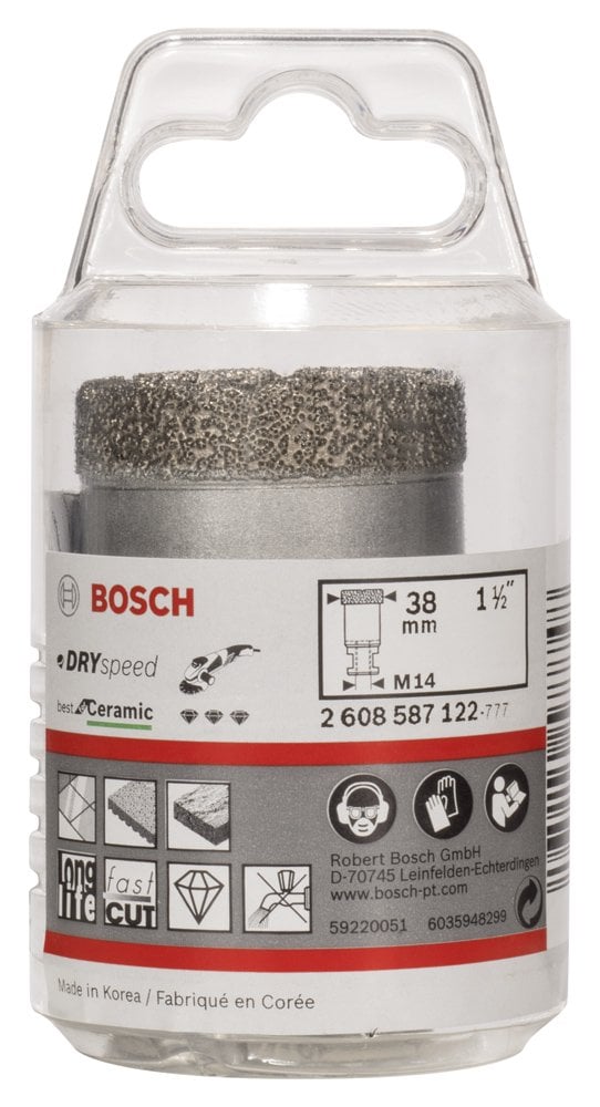 Bosch - Best Serisi, Taşlama İçin Seramik Kuru Elmas Delici 38*35 mm - Resim 2
