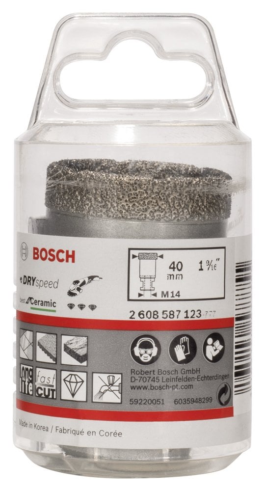 Bosch - Best Serisi, Taşlama İçin Seramik Kuru Elmas Delici 40*35 mm - Resim 2