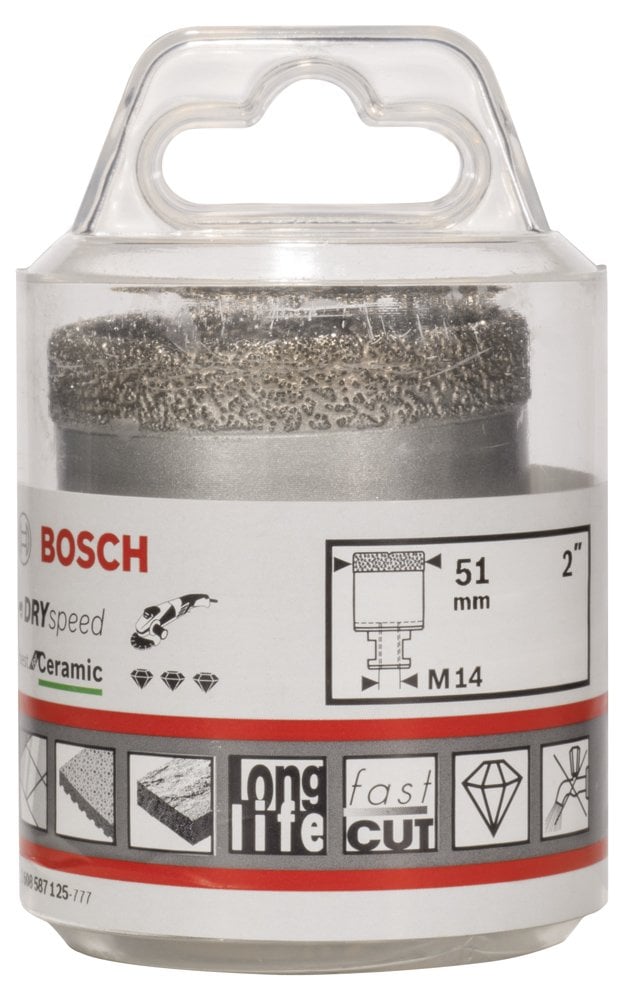 Bosch - Best Serisi, Taşlama İçin Seramik Kuru Elmas Delici 51*35 mm - Resim 2