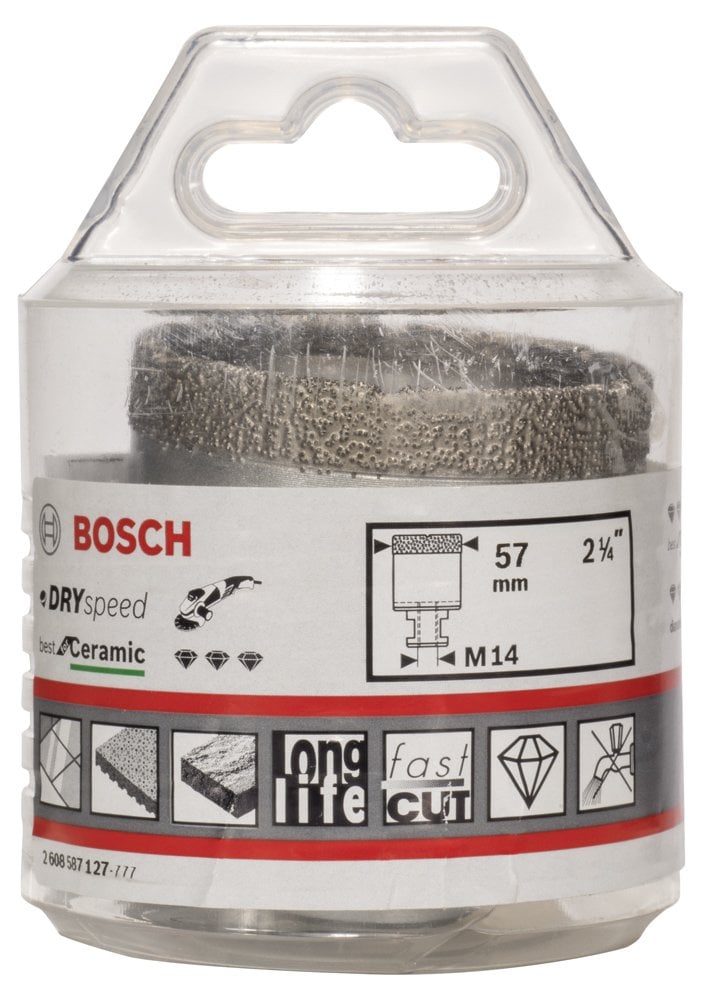 Bosch - Best Serisi, Taşlama İçin Seramik Kuru Elmas Delici 57*35 mm - Resim 2