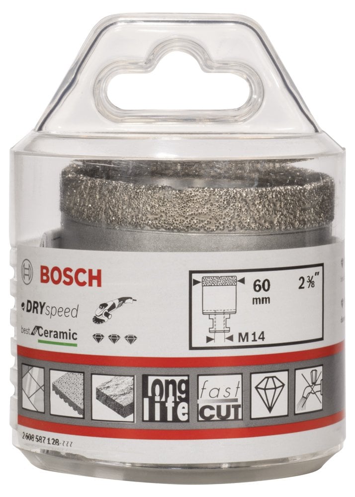 Bosch - Best Serisi, Taşlama İçin Seramik Kuru Elmas Delici 60*35 mm - Resim 2