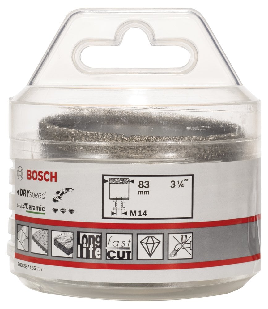 Bosch - Best Serisi, Taşlama İçin Seramik Kuru Elmas Delici 83*35 mm - Resim 2