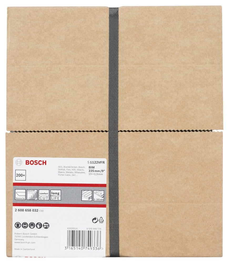 Bosch - Special for Serisi Palet Tamiri için Panter Testere Bıçağı S 1122 VFR 200'lü - Resim 2