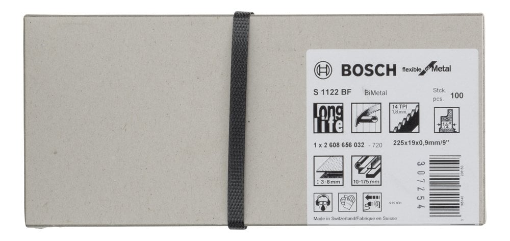 Bosch - Flexible Serisi Metal için Panter Testere Bıçağı S 1122 BF - 100'lü - Resim 2