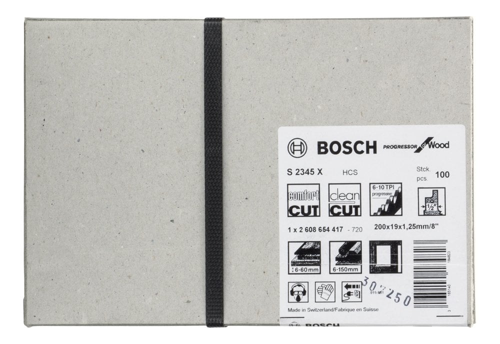 Bosch - Progressor Serisi Ahşap için Panter Testere Bıçağı S 2345 X - 100'lü - Resim 2