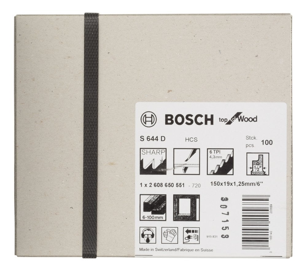 Bosch - Top Serisi Ahşap için Panter Testere Bıçağı S 644 D - 100'lü - Resim 2