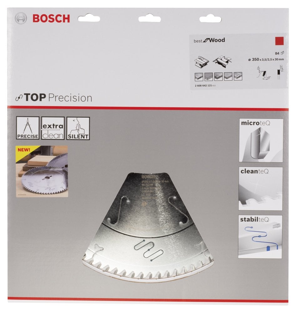 Bosch - Best Serisi Hassas Kesim Ahşap için Daire Testere Bıçağı 350*30 mm 84 Diş - Resim 2