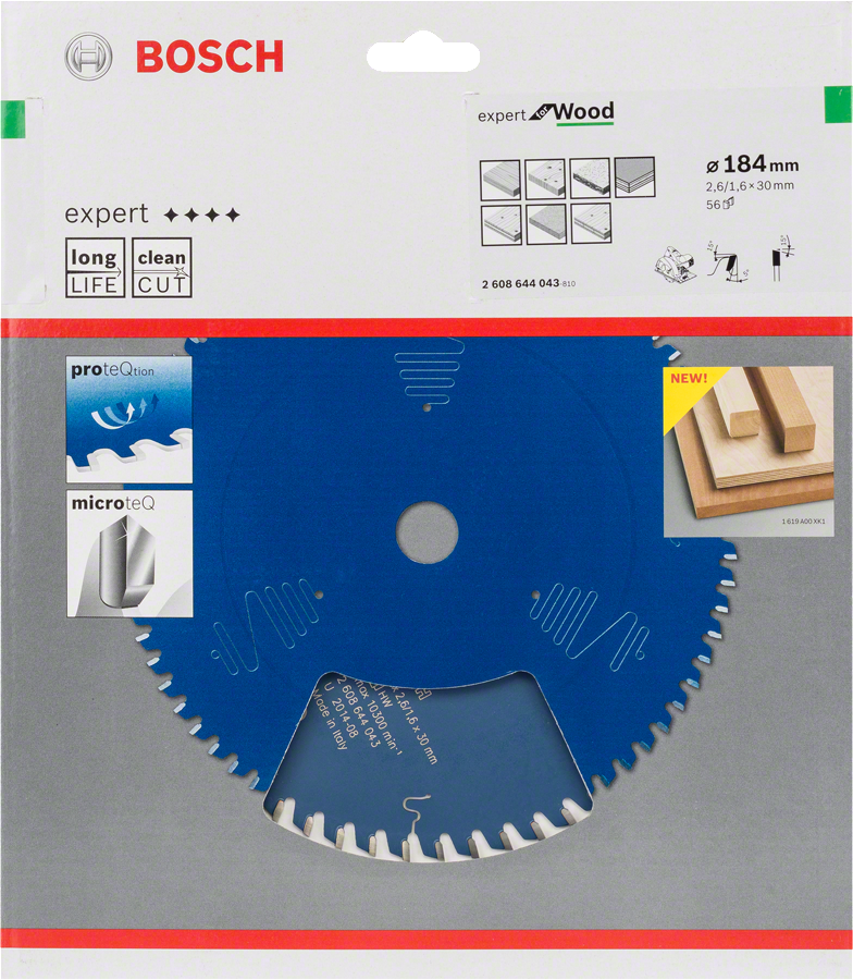 Bosch - Expert Serisi Ahşap için Daire Testere Bıçağı 184*30 mm 56 Diş - Resim 2