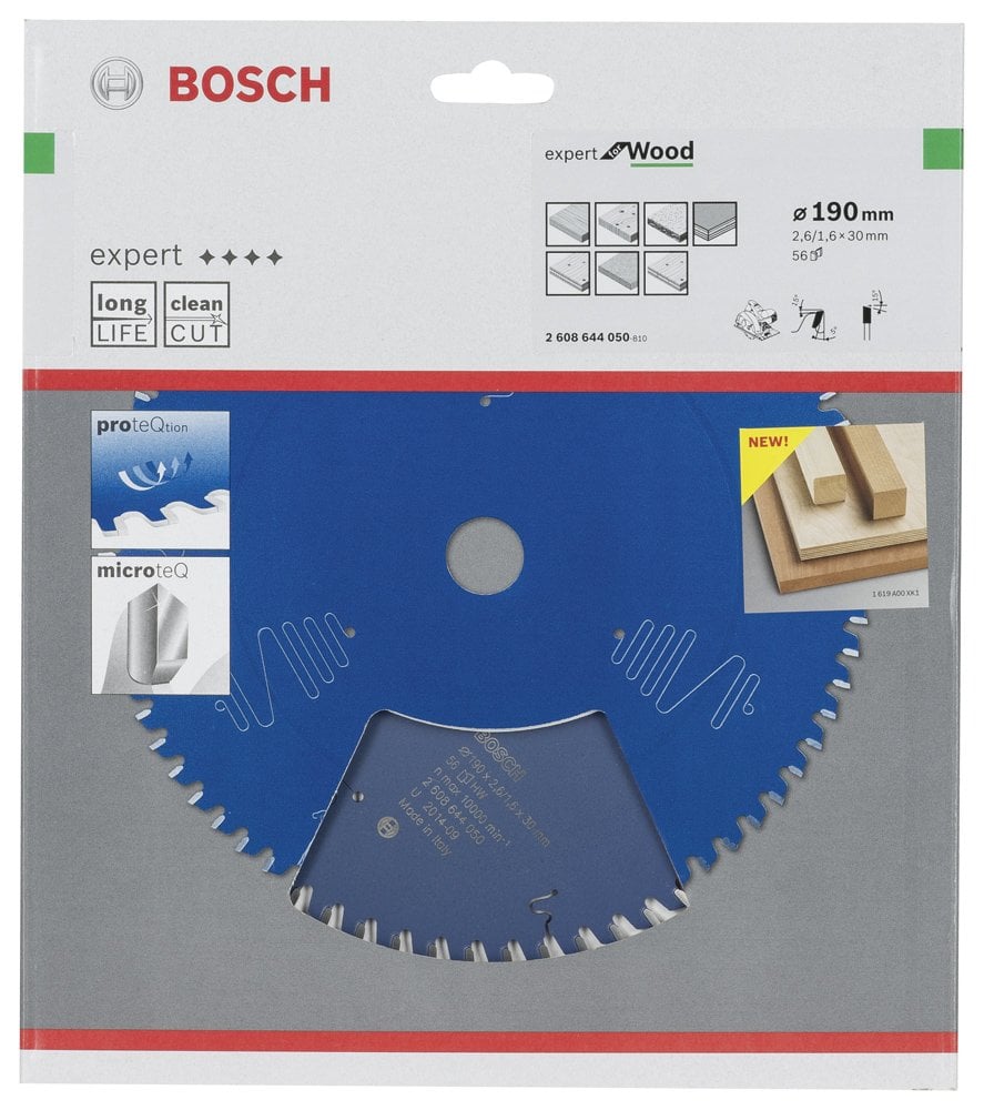 Bosch - Expert Serisi Ahşap için Daire Testere Bıçağı 190*30 mm 56 Diş - Resim 2