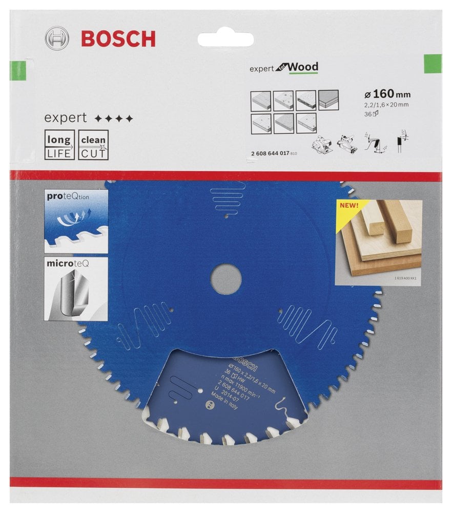 Bosch - Expert Serisi Ahşap için Daire Testere Bıçağı 160*20 mm 36 Diş - Resim 2