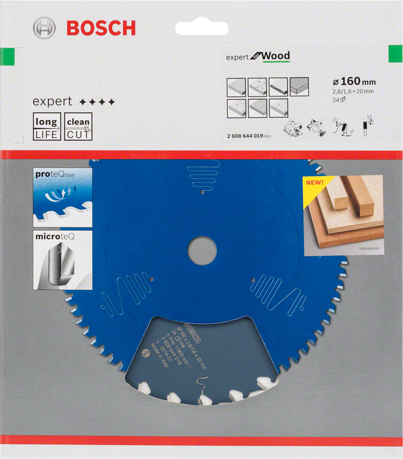 Bosch - Expert Serisi Ahşap için Daire Testere Bıçağı 160*20 mm 24 Diş - Resim 2
