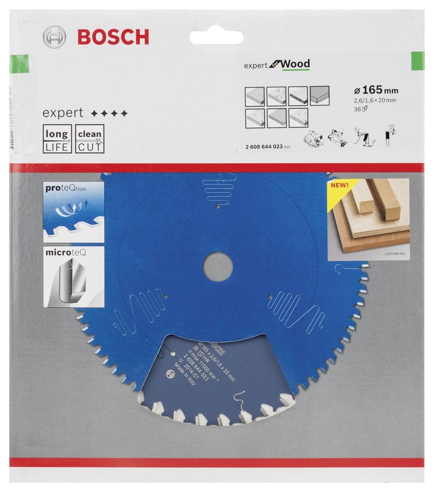 Bosch - Expert Serisi Ahşap için Daire Testere Bıçağı 165*20 mm 36 Diş - Resim 2