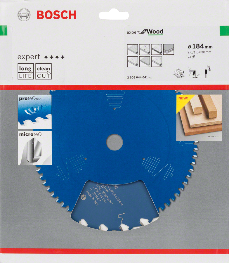 Bosch - Expert Serisi Ahşap için Daire Testere Bıçağı 184*30 mm 24 Diş - Resim 2