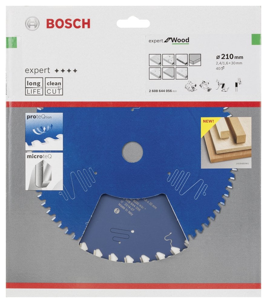 Bosch - Expert Serisi Ahşap için Daire Testere Bıçağı 210*30 mm 40 Diş - Resim 2