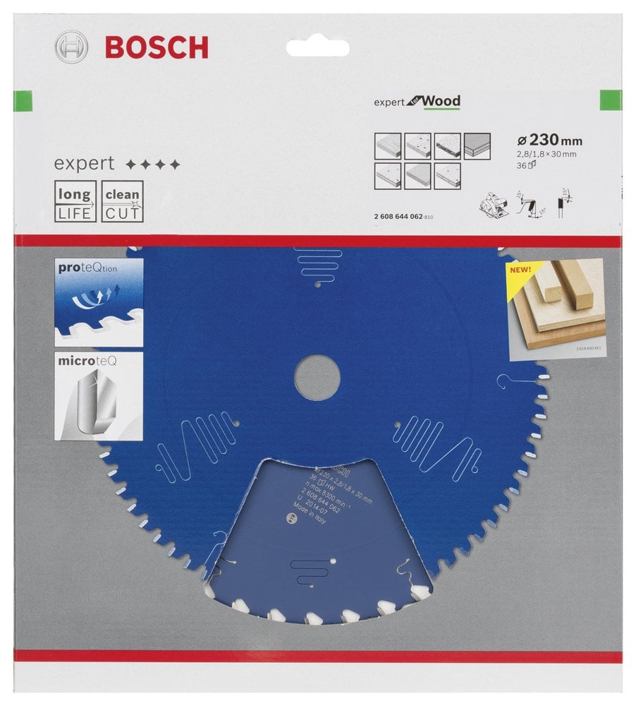Bosch - Expert Serisi Ahşap için Daire Testere Bıçağı 230*30 mm 36 Diş - Resim 2
