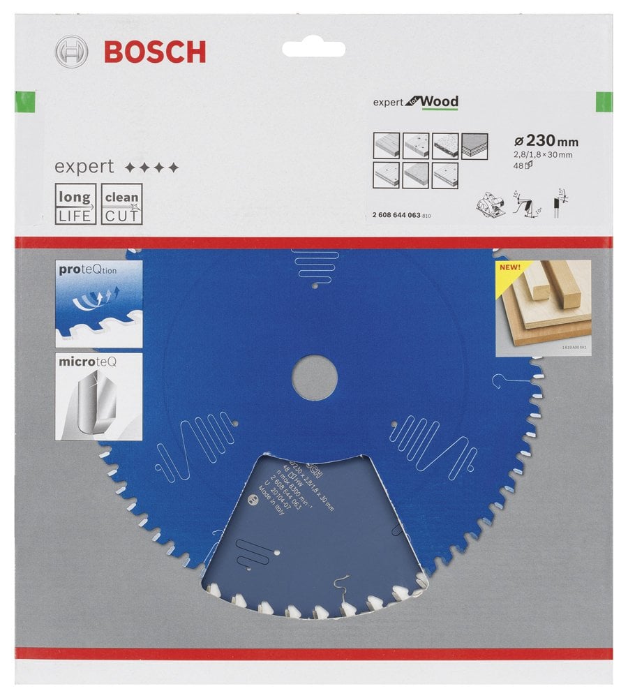 Bosch - Expert Serisi Ahşap için Daire Testere Bıçağı 230*30 mm 48 Diş - Resim 2