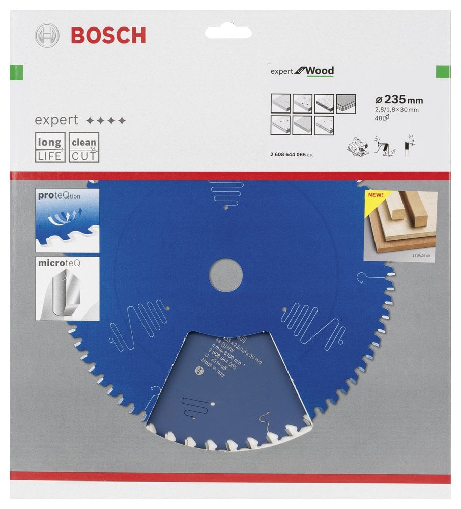 Bosch - Expert Serisi Ahşap için Daire Testere Bıçağı 235*30 mm 48 Diş - Resim 2