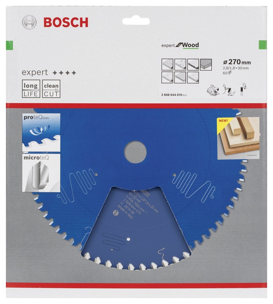 Bosch - Expert Serisi Ahşap için Daire Testere Bıçağı 270*30 mm 60 Diş - Resim 2