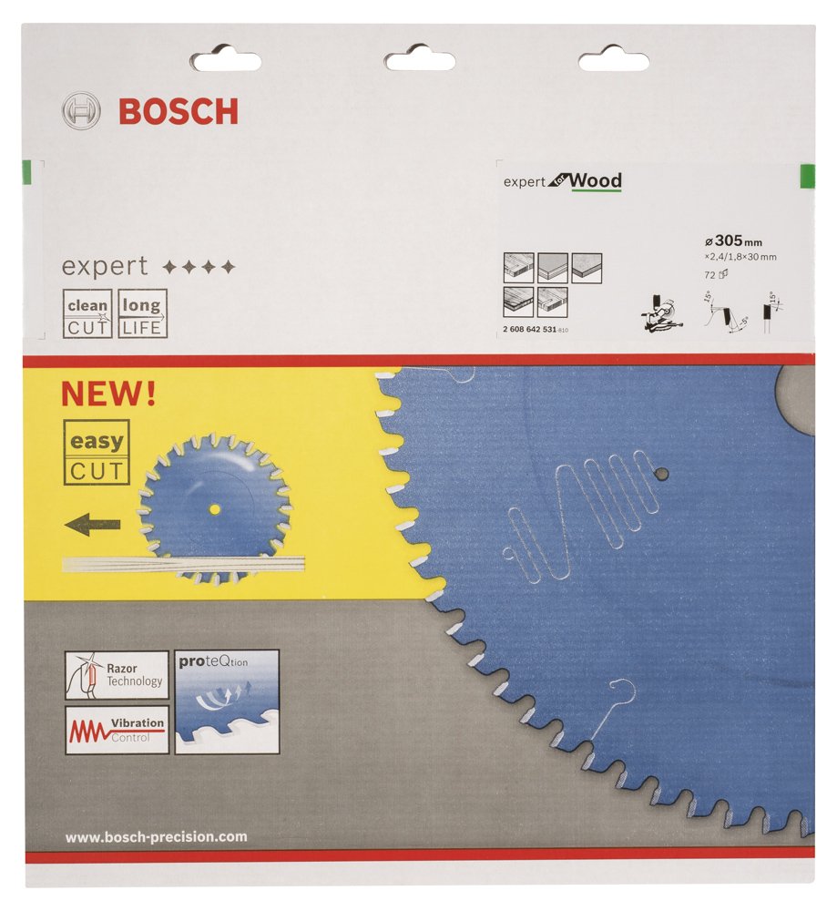 Bosch - Expert Serisi Ahşap için Daire Testere Bıçağı 305*30 mm 72 Diş - Resim 2