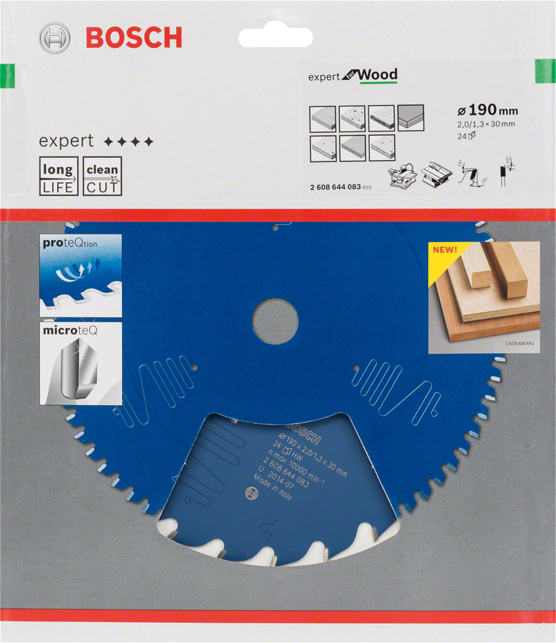 Bosch - Expert Serisi Ahşap için Daire Testere Bıçağı 190*30 mm 24 Diş - Resim 2