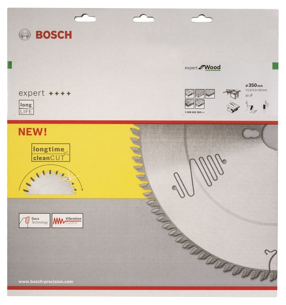 Bosch - Expert Serisi Ahşap için Daire Testere Bıçağı 350*30 mm 30 Diş - Resim 2