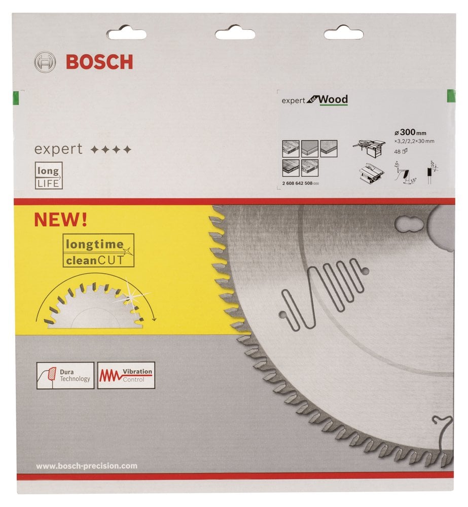 Bosch - Expert Serisi Ahşap için Daire Testere Bıçağı 300*30 mm 48 Diş - Resim 2
