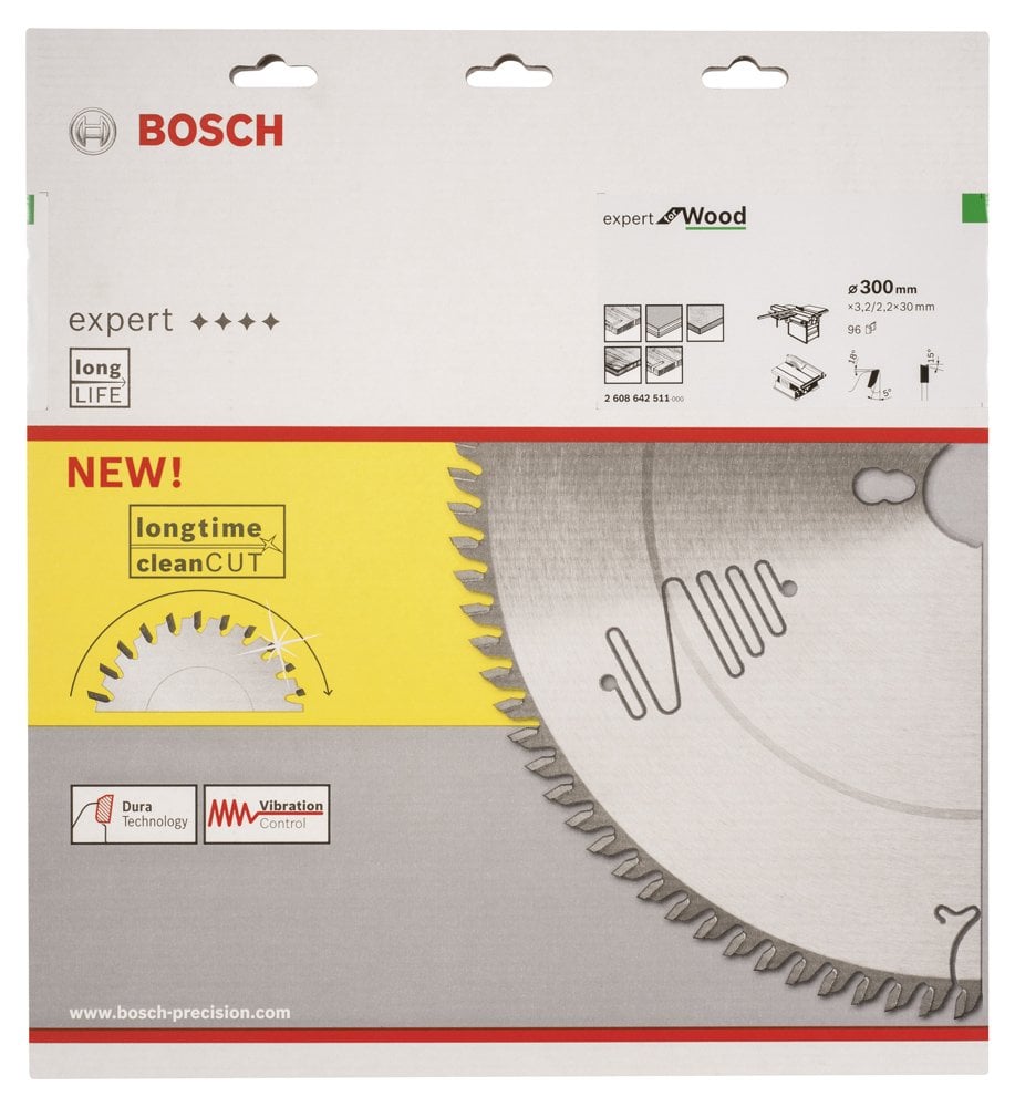 Bosch - Expert Serisi Ahşap için Daire Testere Bıçağı 300*30 mm 96 Diş - Resim 2