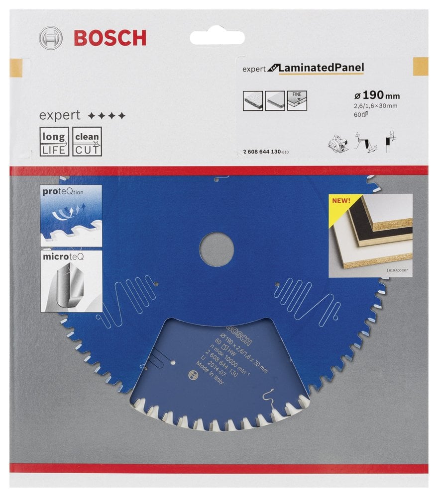 Bosch - Expert Serisi Lamine Panel için Daire Testere Bıçağı 190*30 mm 60 Diş - Resim 2