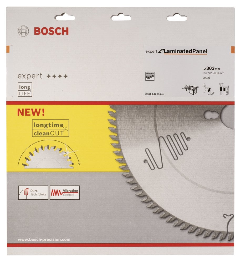 Bosch - Expert Serisi Lamine Panel için Daire Testere Bıçağı 303*30 mm 60 Diş - Resim 2