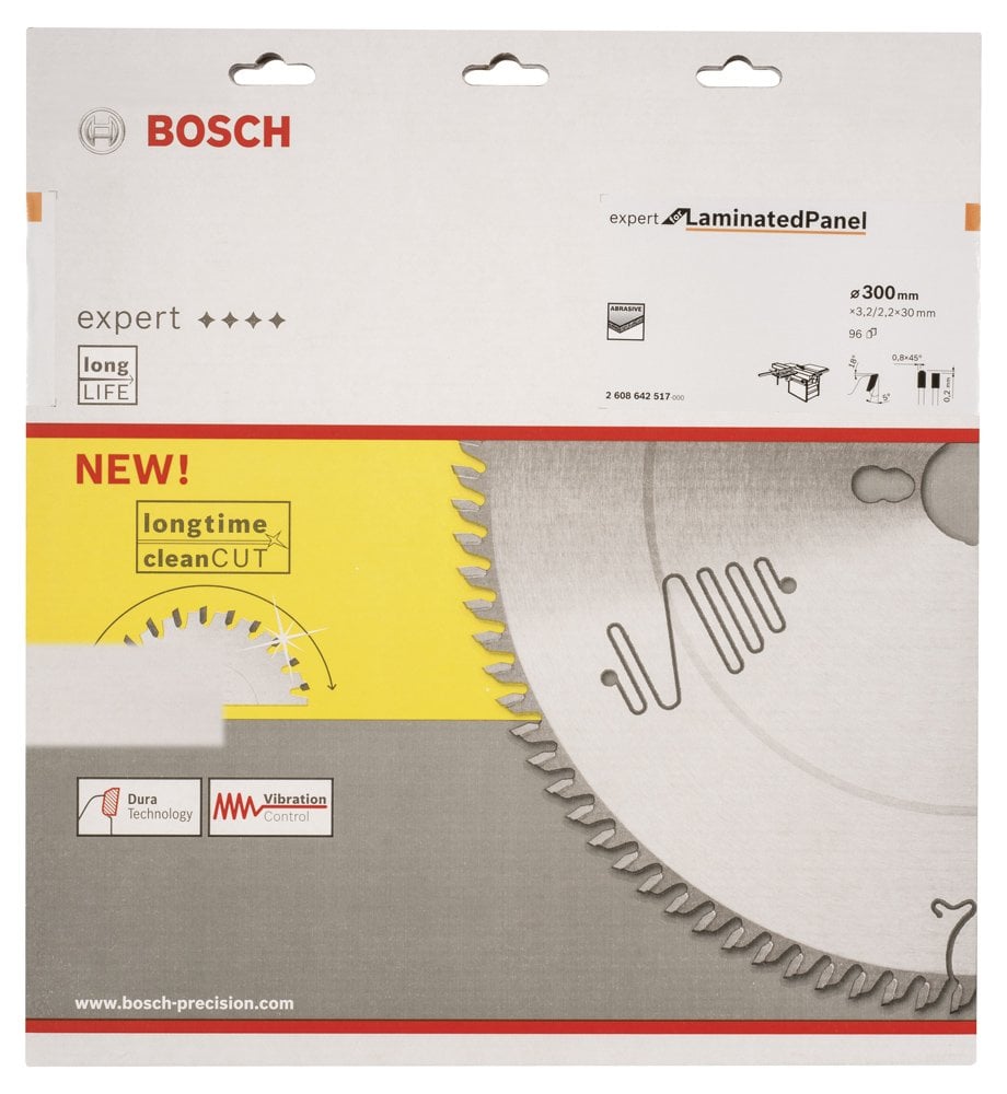 Bosch - Expert Serisi Lamine Panel için Daire Testere Bıçağı 300*30 mm 96 Diş - Resim 2
