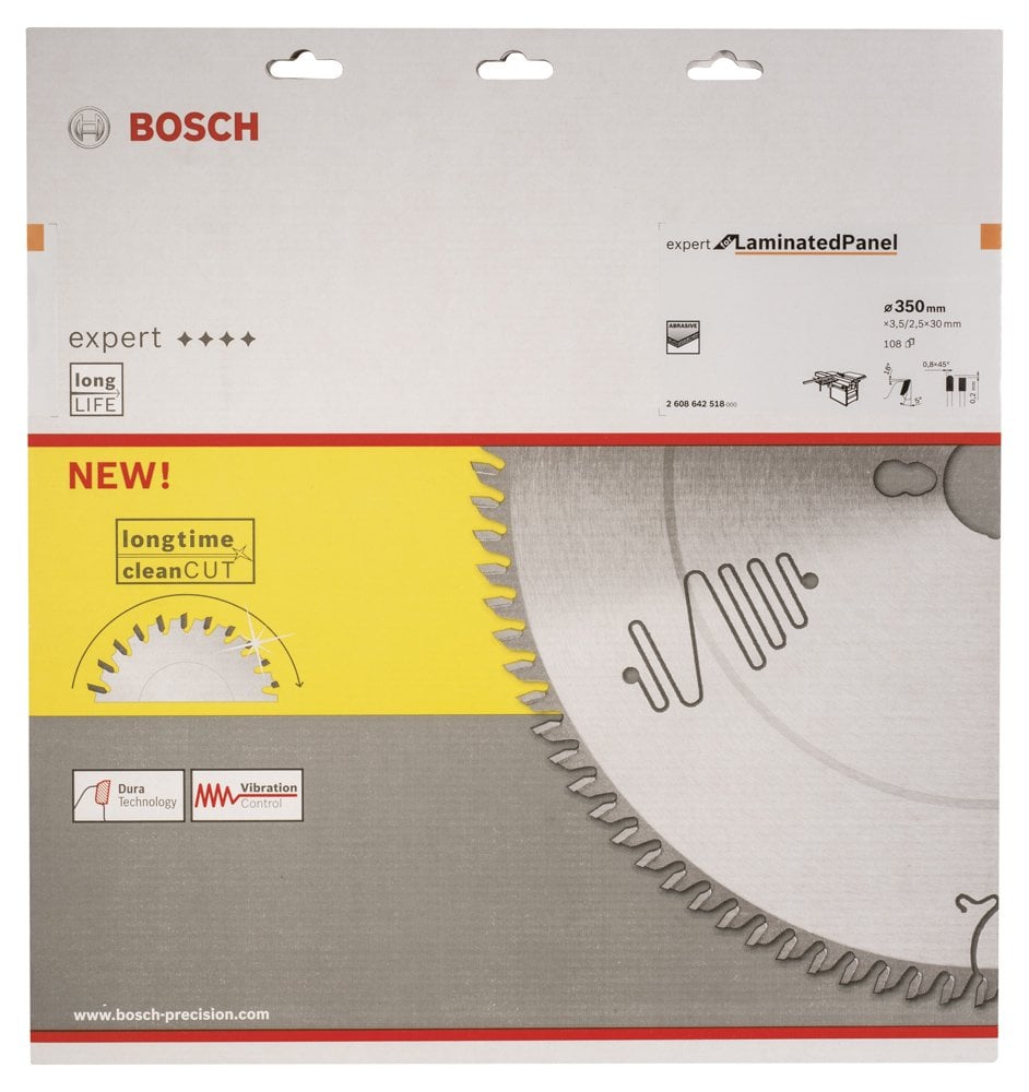 Bosch - Expert Serisi Lamine Panel için Daire Testere Bıçağı 350*30 mm 108 Diş - Resim 2