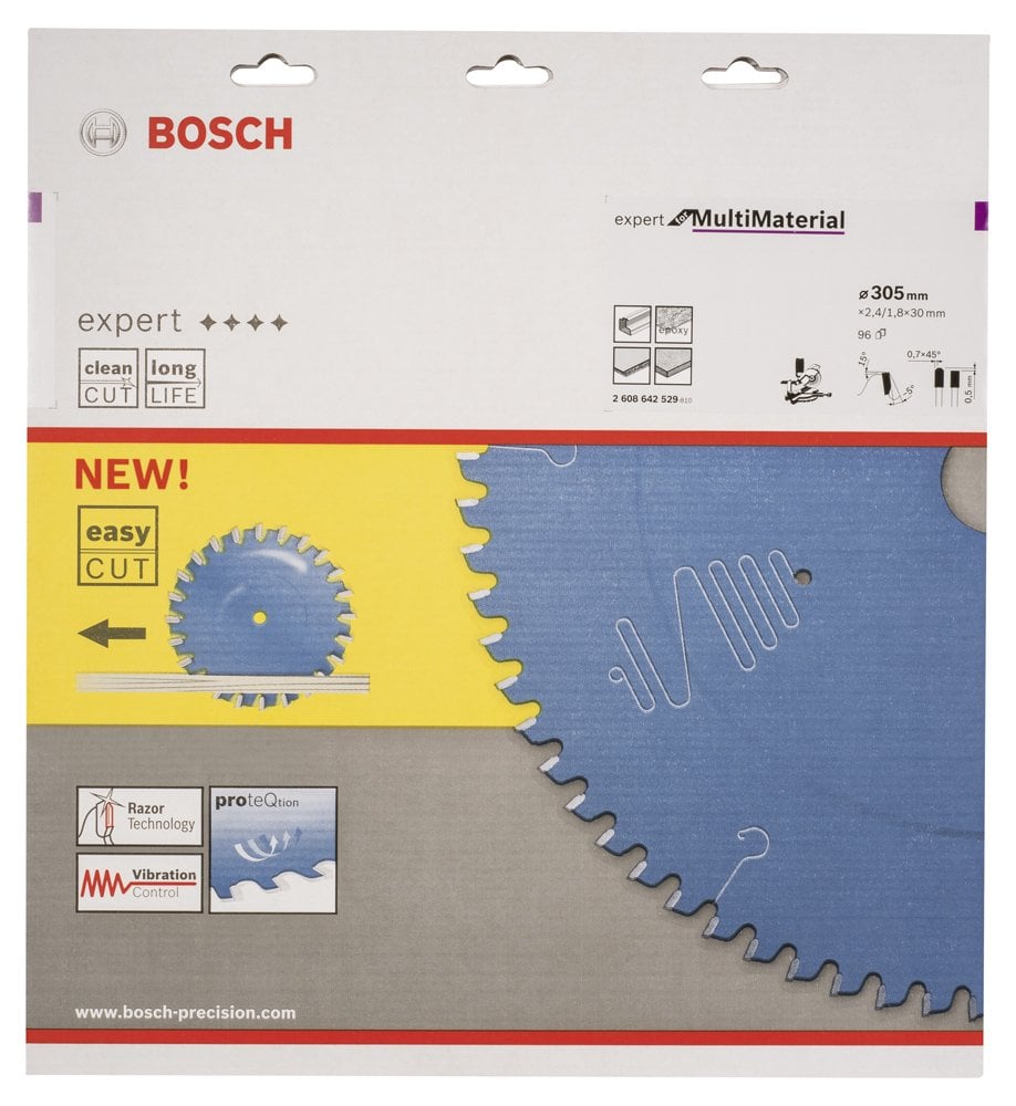 Bosch - Expert Serisi Çoklu Malzeme için Daire Testere Bıçağı 305*30 mm 96 Diş - Resim 2