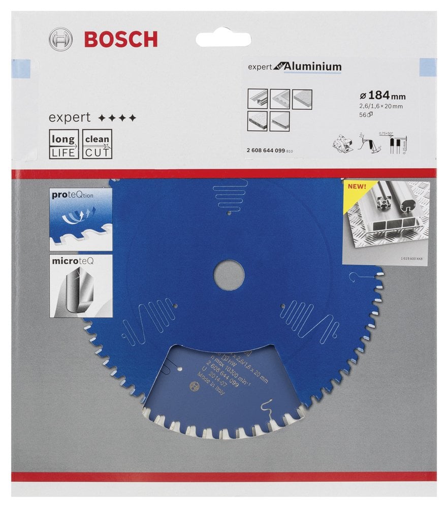 Bosch - Expert Serisi Alüminyum için Daire Testere Bıçağı 184*20 mm 56 Diş - Resim 2