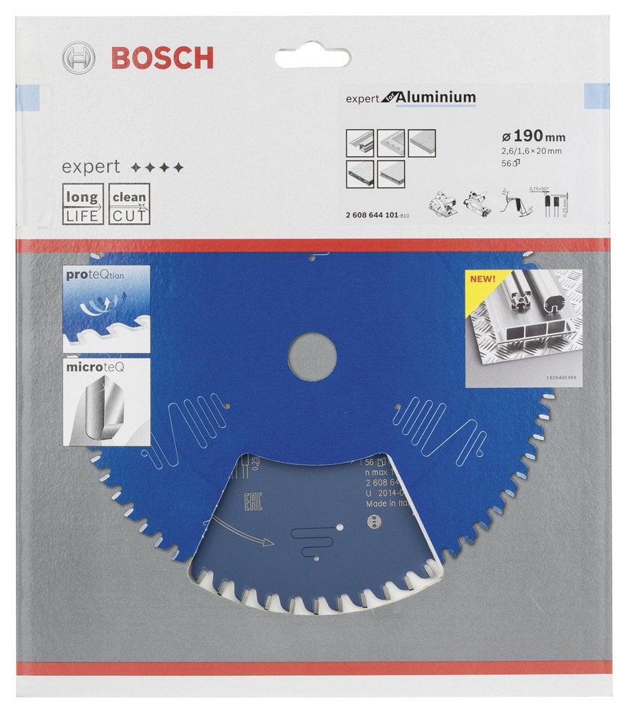 Bosch - Expert Serisi Alüminyum için Daire Testere Bıçağı 190*20 mm 56 Diş - Resim 2
