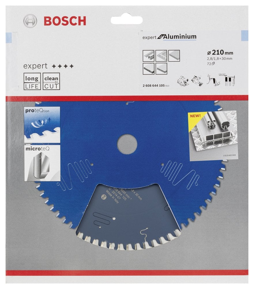 Bosch - Expert Serisi Alüminyum için Daire Testere Bıçağı 210*30 mm 72 Diş - Resim 2
