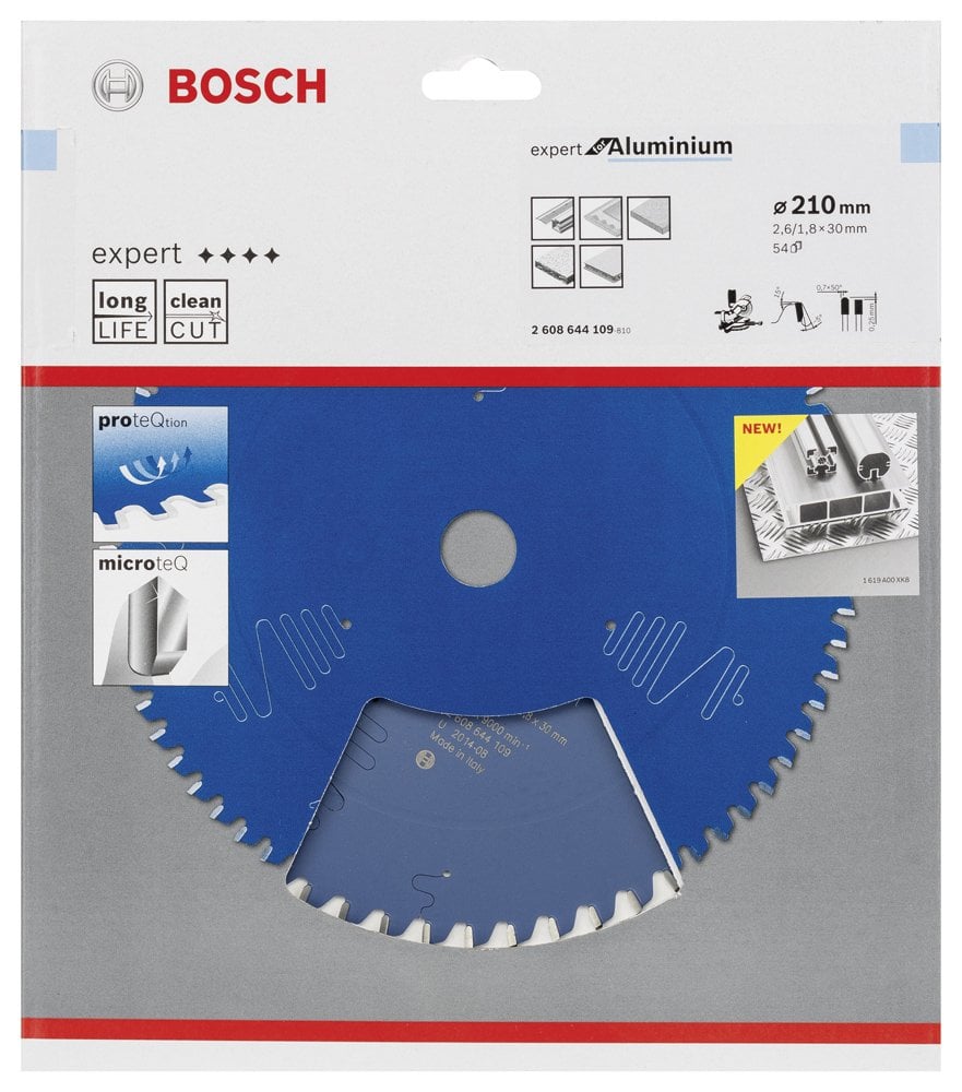 Bosch - Expert Serisi Alüminyum için Daire Testere Bıçağı 210*30 mm 54 Diş - Resim 2