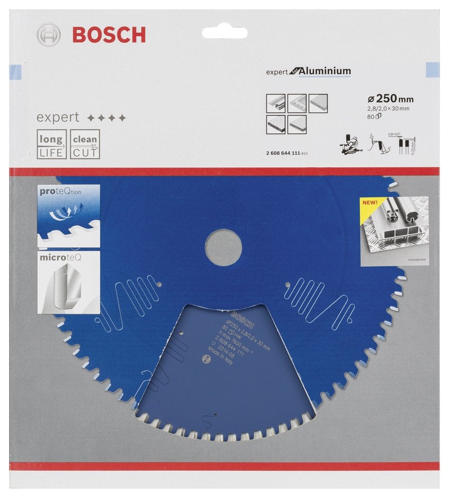 Bosch - Expert Serisi Alüminyum için Daire Testere Bıçağı 250*30 mm 80 Diş - Resim 2