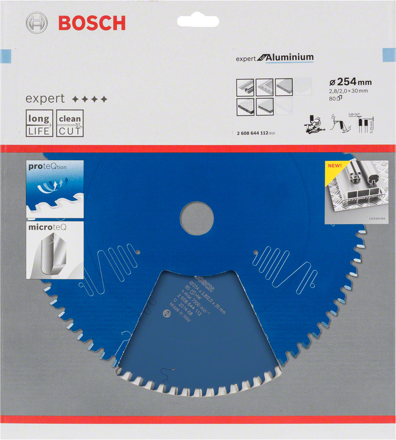 Bosch - Expert Serisi Alüminyum için Daire Testere Bıçağı 254*30 mm 80 Diş - Resim 2
