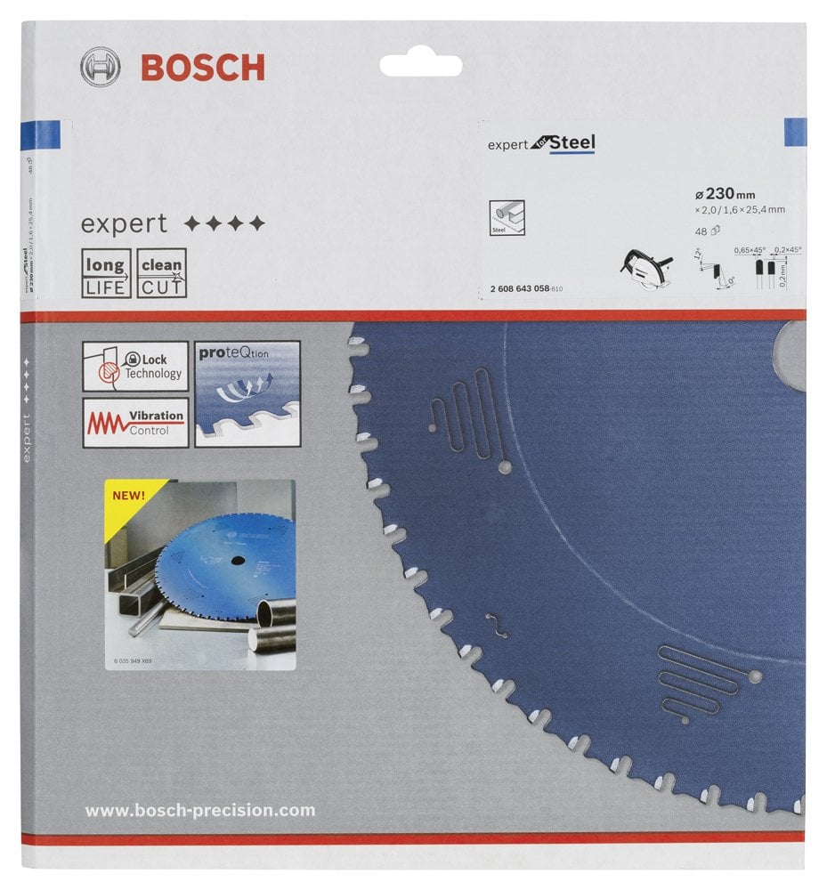 Bosch - Expert Serisi Metal için Daire Testere Bıçağı 235*25,40 mm 48 Diş - Resim 2