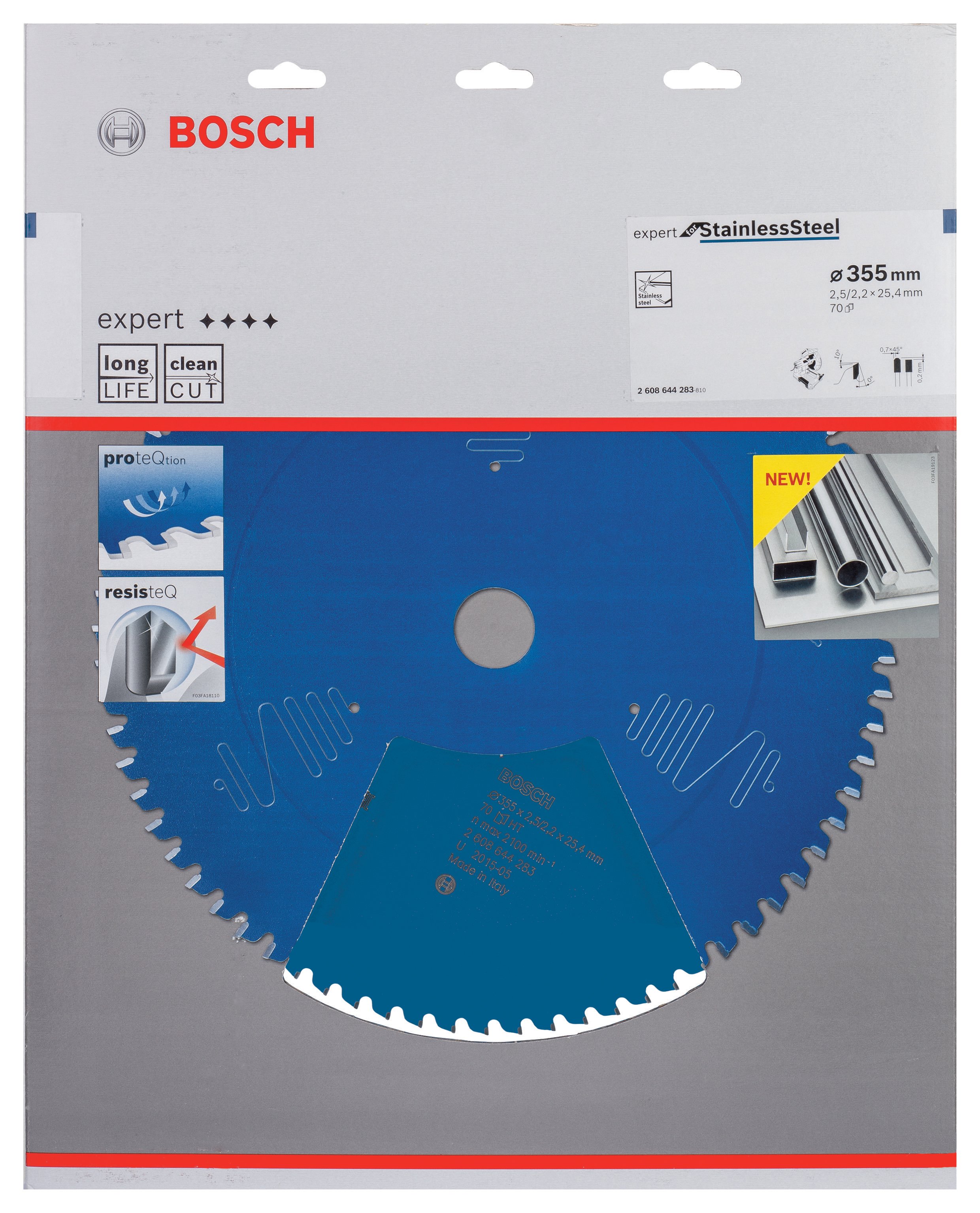 Bosch - Expert Serisi Paslanmaz Çelik için Daire Testere Bıçağı 355*25,4 mm 70 Diş - Resim 2